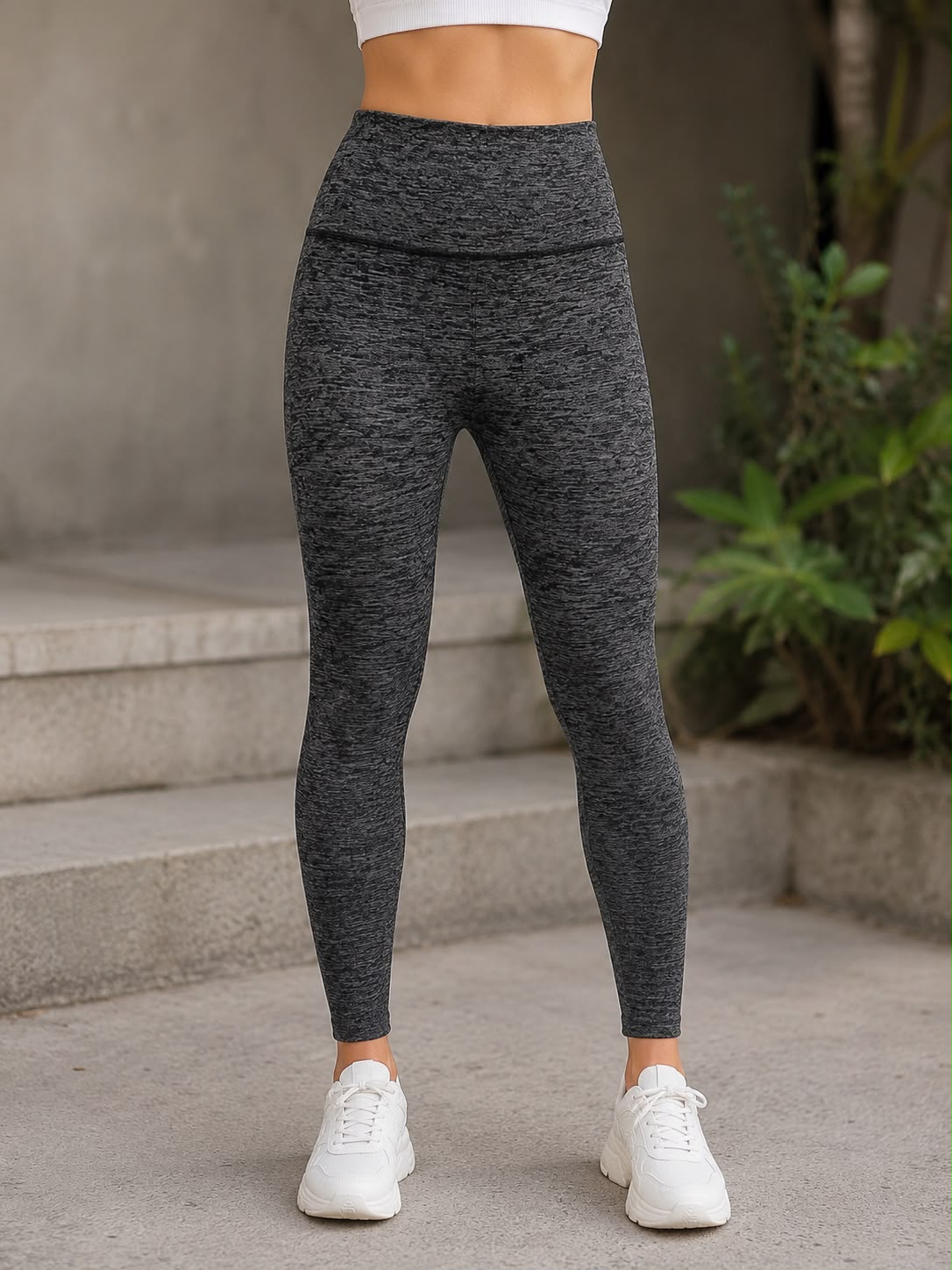 Leggings deportivos jaspeados — SP71150