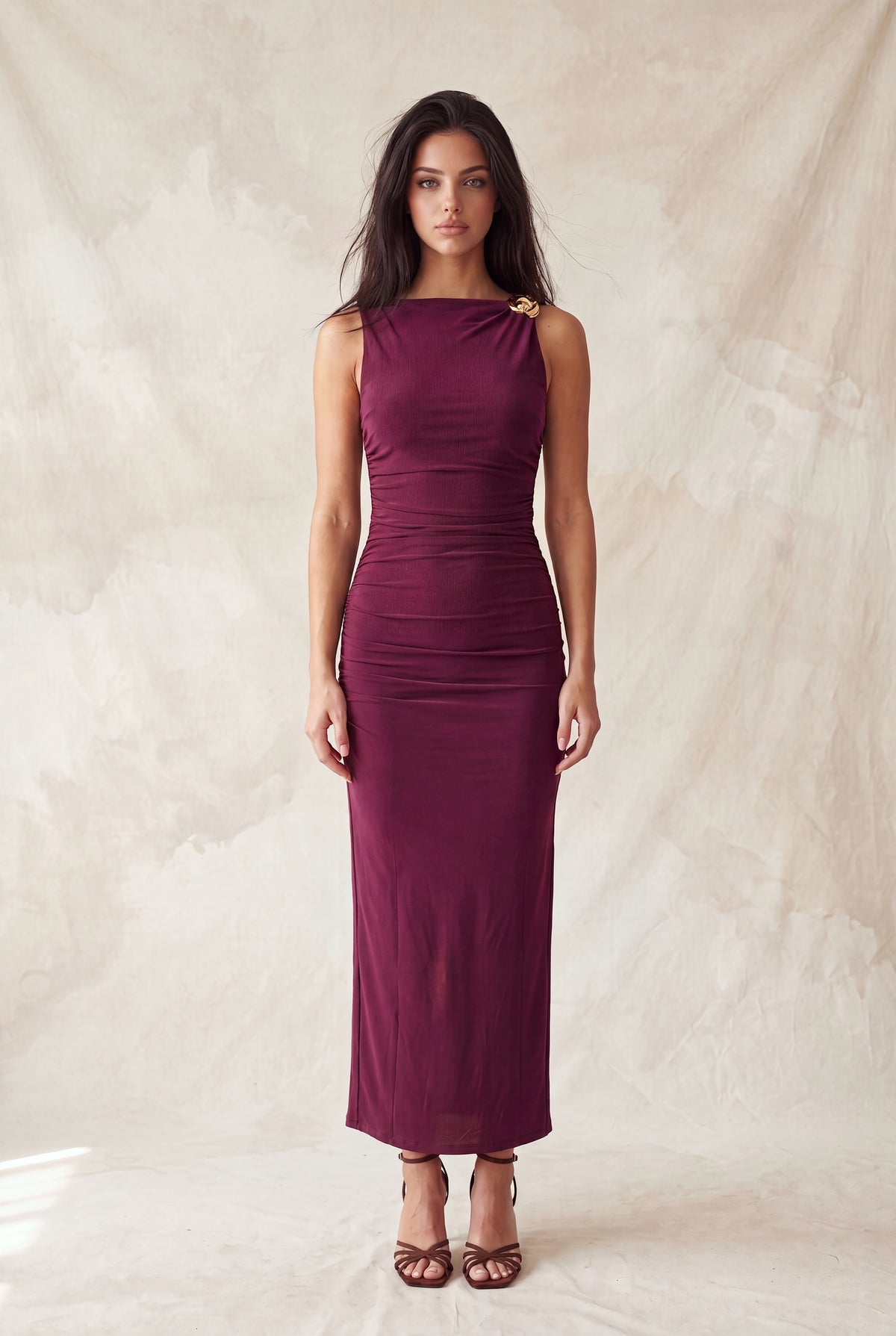 Vestido ID6255 - Ciruela