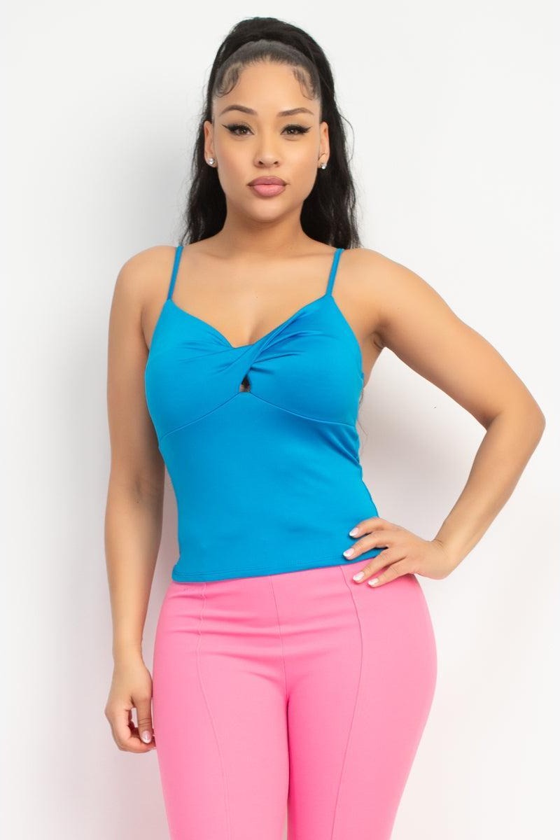 Top de tirantes finos con escote recto — IT92468