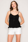 Top sin mangas con holanes 21" — TX0031