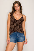 Camisola 21" con detalle de holán en la orilla — TX71387