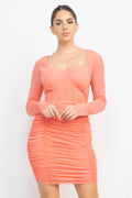 Vestido de manga larga — HMD13019